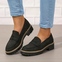 Happy™ WomenShoes: Dikke Zool Loafers Voor Vrouwen