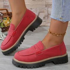 Happy™ WomenShoes: Dikke Zool Loafers Voor Vrouwen