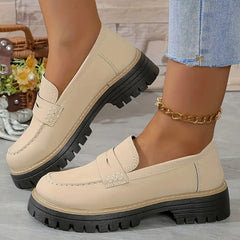 Happy™ WomenShoes: Dikke Zool Loafers Voor Vrouwen