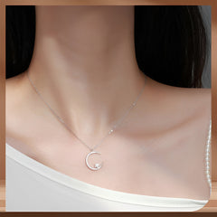 Jewelance™ CrescentNecklace 1+1 GRATIS: Minimalistische Maan Hanger Verstelbare Halve Maan Ketting Sieraden