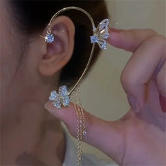Jewelance™ EarCuffs 1+1 GRATIS: Luxe Mode Vlinder Zirkoon Kwast Oor Manchetten
