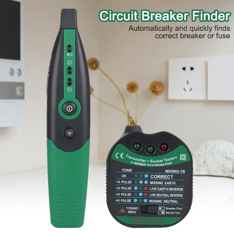 FuseFinder – Zekeringbreker En Stopcontacttester Met Zaklamp