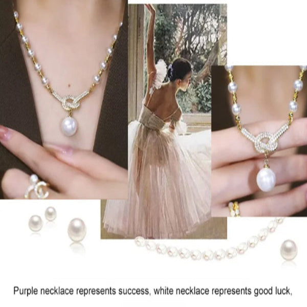 Jewelance™ PearlNecklace 1+1 GRATIS: Vrouwen Elegante Parel Kraal Ketting