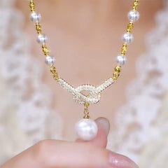 Jewelance™ PearlNecklace 1+1 GRATIS: Vrouwen Elegante Parel Kraal Ketting