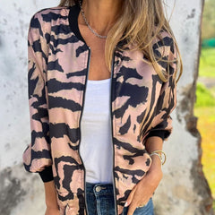 Icone™ ZebraJacket: Elegant Stijlvol Zebraprint Jasje