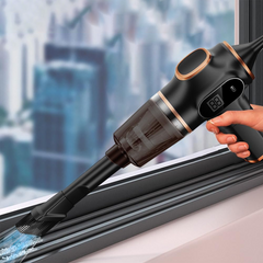Cleaner Pro° MiniVacuum: Batterijweergave Multi Nozzle Mini Handstofzuiger
