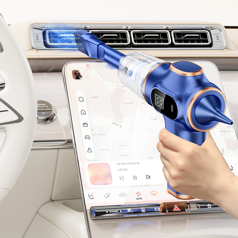 Cleaner Pro° MiniVacuum: Batterijweergave Multi Nozzle Mini Handstofzuiger