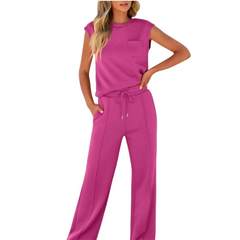 Icone™ StylishSet: Stijlvolle, Comfortabele Met Mouwloze Top En Broek Set