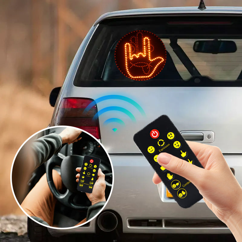 Ledsen™ SignLight: LED Achterruit Signaalbord Lichtdisplay