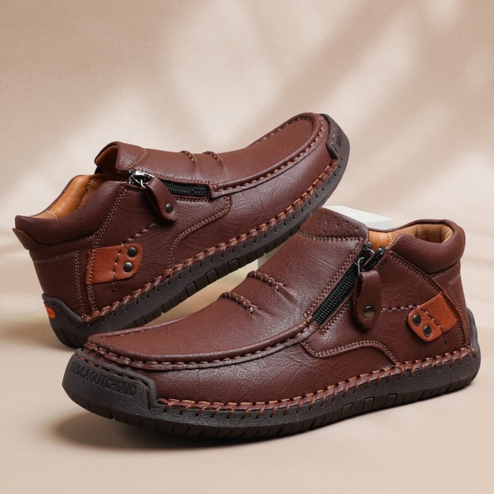Happy™ ClassyBoots: Heren Stijlvol Gemakkelijk Instapper Retro Stijlvol Laarzen