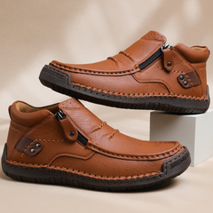 Happy™ ClassyBoots: Heren Stijlvol Gemakkelijk Instapper Retro Stijlvol Laarzen