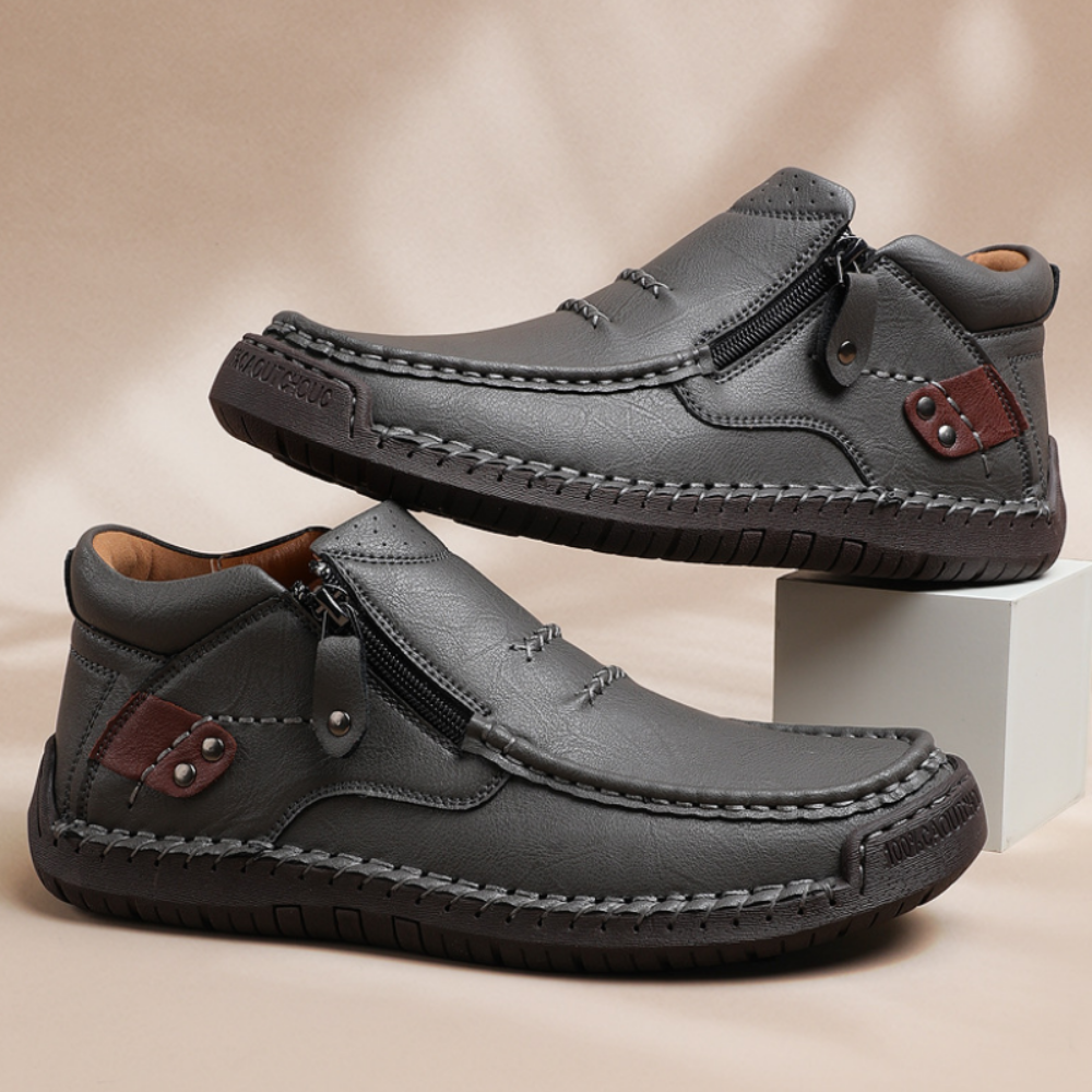 Happy™ ClassyBoots: Heren Stijlvol Gemakkelijk Instapper Retro Stijlvol Laarzen