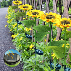 Ledsen™ SolarSunflower: Elegante Slimme Zonne Energie Zonnebloem