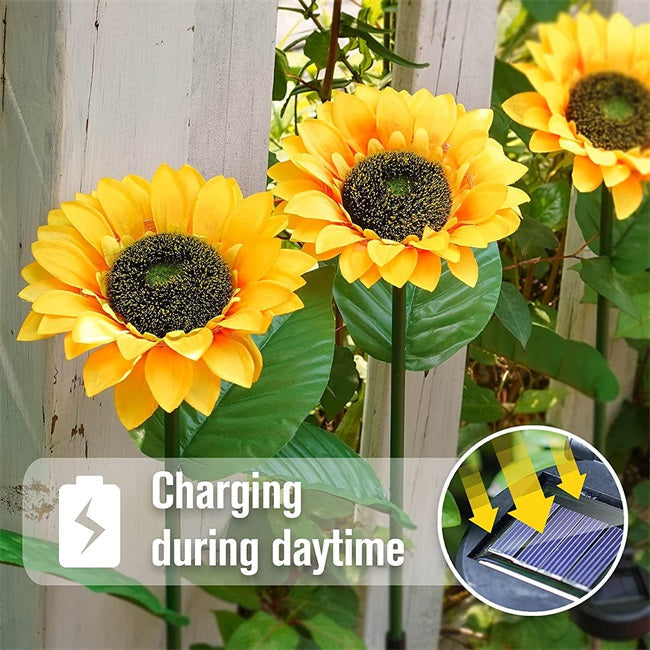 Ledsen™ SolarSunflower: Elegante Slimme Zonne Energie Zonnebloem
