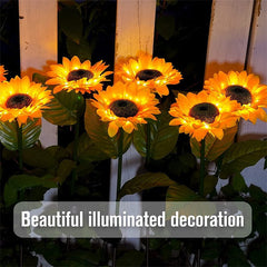 Ledsen™ SolarSunflower: Elegante Slimme Zonne Energie Zonnebloem