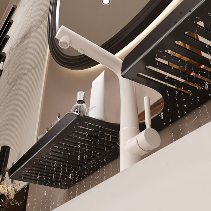 GlideHold® BathroomRack: Modern Zuiging Badkamerrek Met U-Groefontwerp