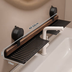 GlideHold® BathroomRack: Modern Zuiging Badkamerrek Met U-Groefontwerp