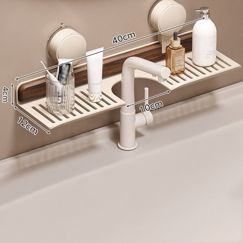 GlideHold® BathroomRack: Modern Zuiging Badkamerrek Met U-Groefontwerp