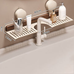 GlideHold® BathroomRack: Modern Zuiging Badkamerrek Met U-Groefontwerp