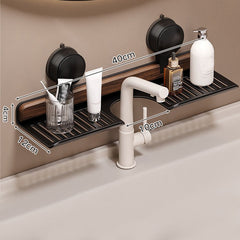 GlideHold® BathroomRack: Modern Zuiging Badkamerrek Met U-Groefontwerp
