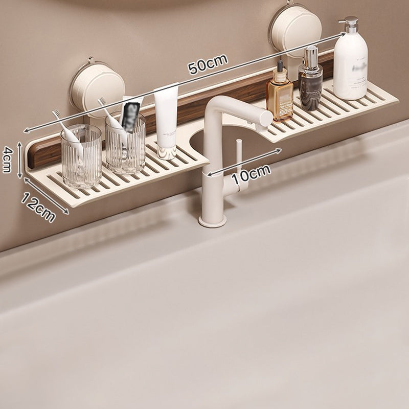GlideHold® BathroomRack: Modern Zuiging Badkamerrek Met U-Groefontwerp