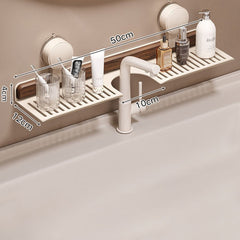 GlideHold® BathroomRack: Modern Zuiging Badkamerrek Met U-Groefontwerp