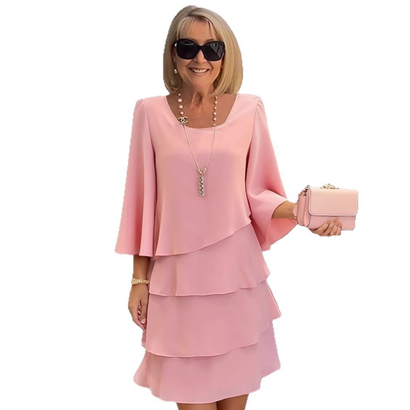 Icone™ LayeredDress: Elegante Slankmakende Lichtgewicht Laagjes Klassieke Zomerjurk