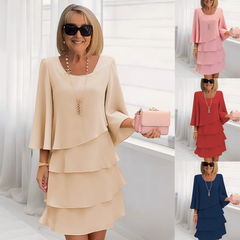 Icone™ LayeredDress: Elegante Slankmakende Lichtgewicht Laagjes Klassieke Zomerjurk