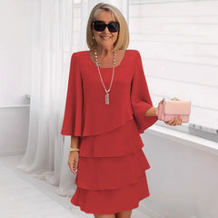 Icone™ LayeredDress: Elegante Slankmakende Lichtgewicht Laagjes Klassieke Zomerjurk