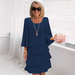 Icone™ LayeredDress: Elegante Slankmakende Lichtgewicht Laagjes Klassieke Zomerjurk