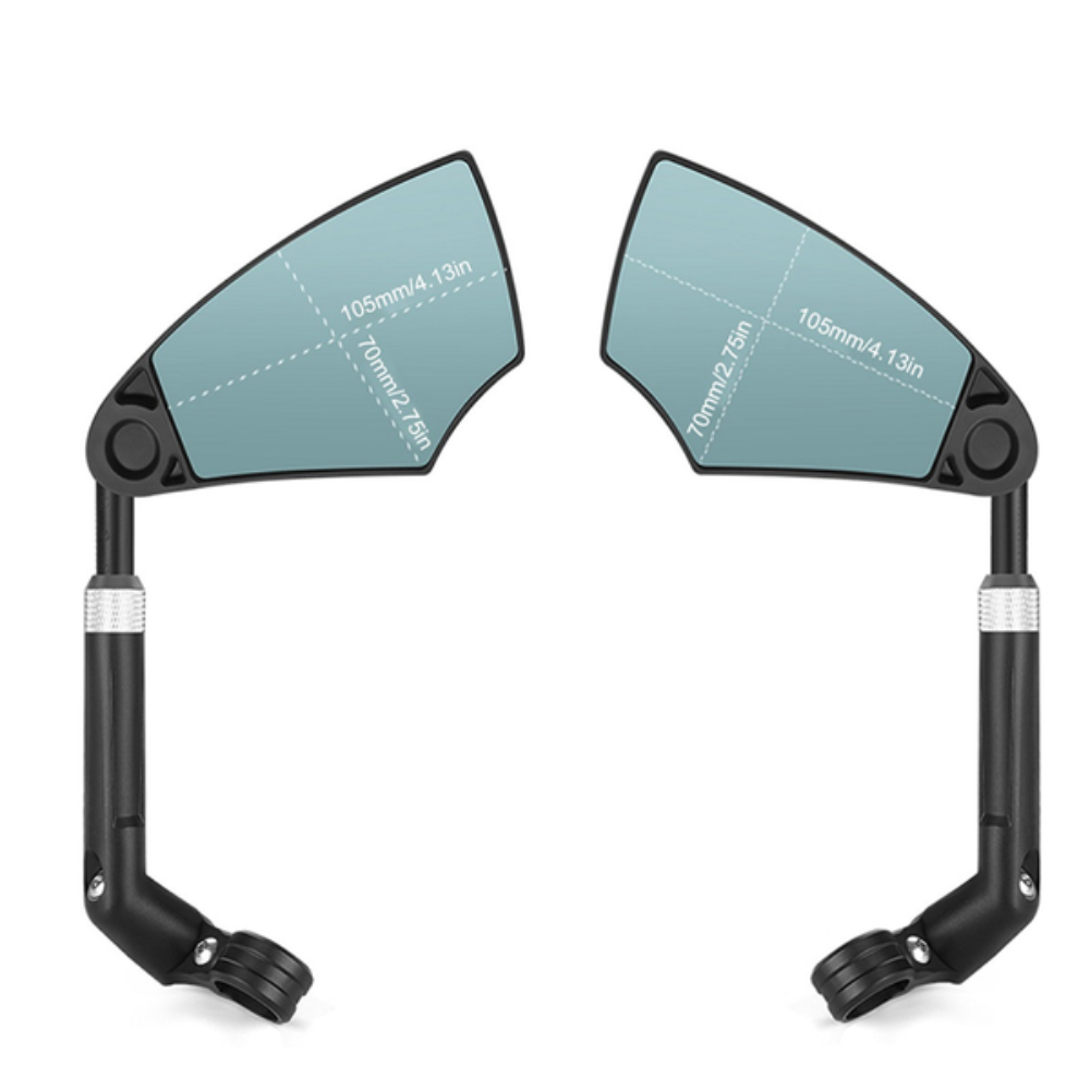 CyclingMirrors 1+1 GRATIS: Duurzaam 360° Draaibaar Breed Gezichtsveld Antireflectie Fietsen Spiegels