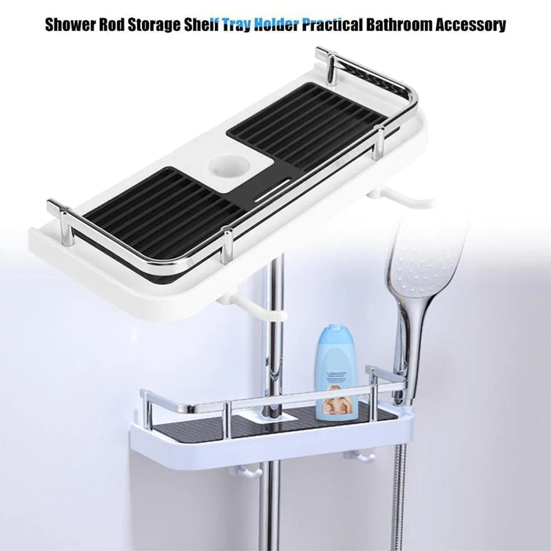 GlideHold® ShowerRack - Modern Badkamer Opbergrek