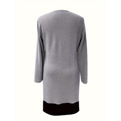 Icone™ ClassDress: Lange Mouwen Formele Mini Klasse Jurk