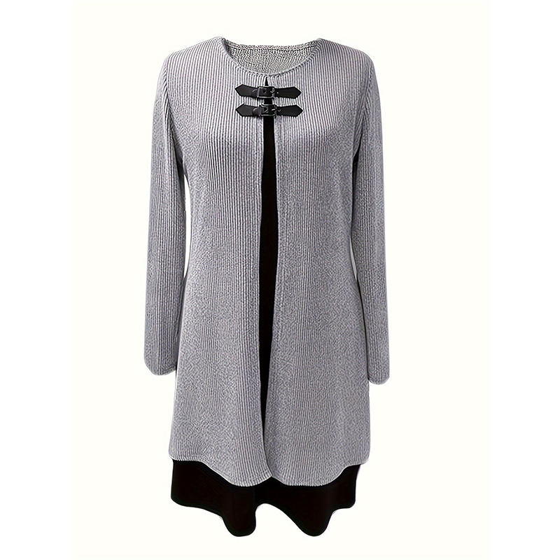 Icone™ ClassDress: Lange Mouwen Formele Mini Klasse Jurk