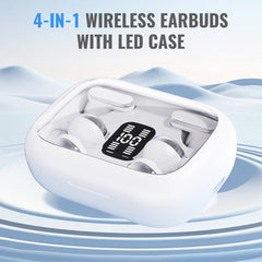 ComfyEarbuds: 2 In 1 Slimme Hoogwaardige Geluids Comfortabele Oordopjes Set
