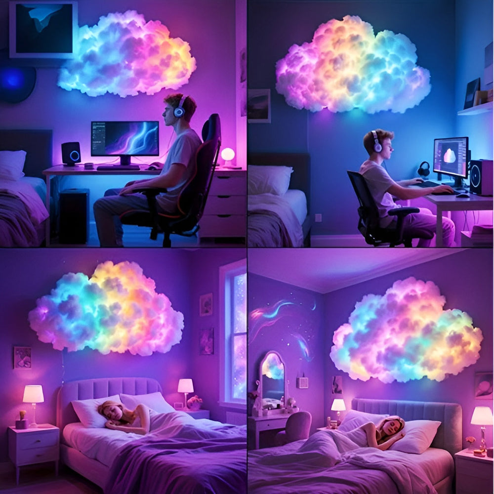 Ledsen™ CloudLight: Meerkleurige Ambiance Verlichting Wolk Licht