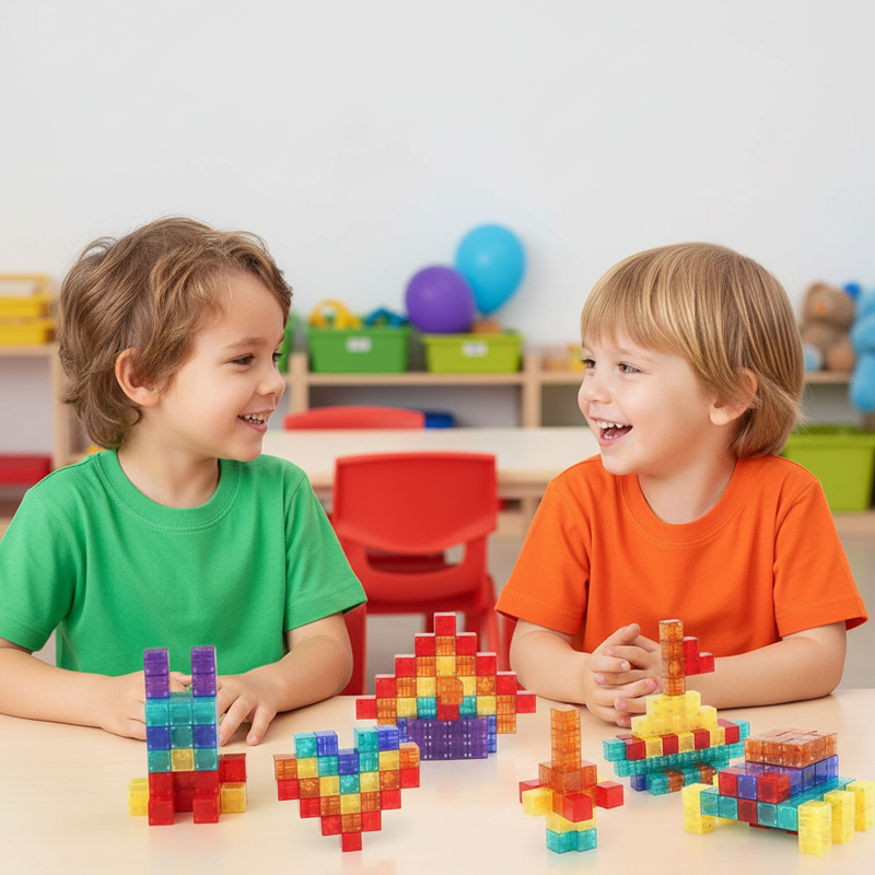 Kletshuts™ MagnetBlock - Sterke Magnetische Bouwblok Set Voor Kinderen