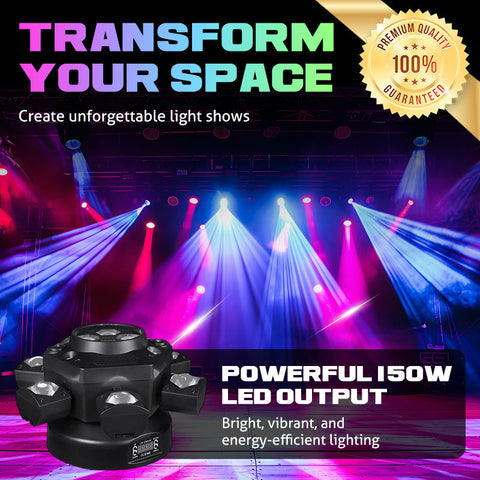 Ledsen™ MultibeamLight: Indrukwekkende Professionele Effecten Multi-Beam Lichten