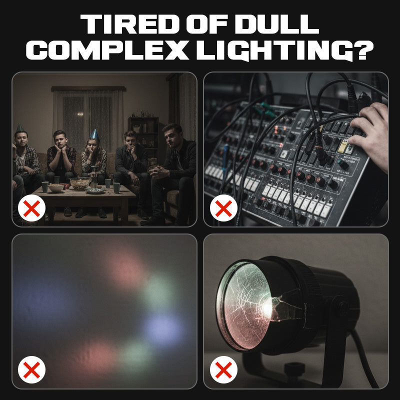 Ledsen™ MultibeamLight: Indrukwekkende Professionele Effecten Multi-Beam Lichten