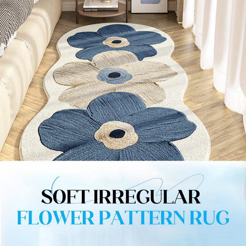 FloralRug - Luxe Zachte Stijlvolle Elegante Bloem Ontwerp Tapijt