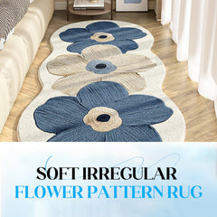 FloralRug - Luxe Zachte Stijlvolle Elegante Bloem Ontwerp Tapijt