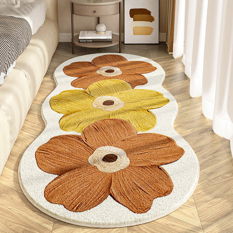 FloralRug - Luxe Zachte Stijlvolle Elegante Bloem Ontwerp Tapijt
