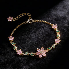 Jewelance™ BlossomBracelet 1+1 GRATIS: Bloemblad Blossom Mode Armband
