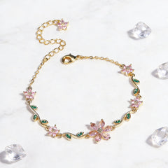 Jewelance™ BlossomBracelet 1+1 GRATIS: Bloemblad Blossom Mode Armband