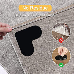 CarpetTape: Veilige Dubbelzijdige Antislip Patches Hoek Tapijt Plakband