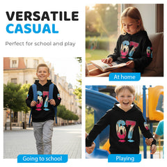 Icone™ KidsSweatshirt: Leuk Ontwerp Comfortabele Pasvorm Kids Dagelijks Draag Sweatshirt
