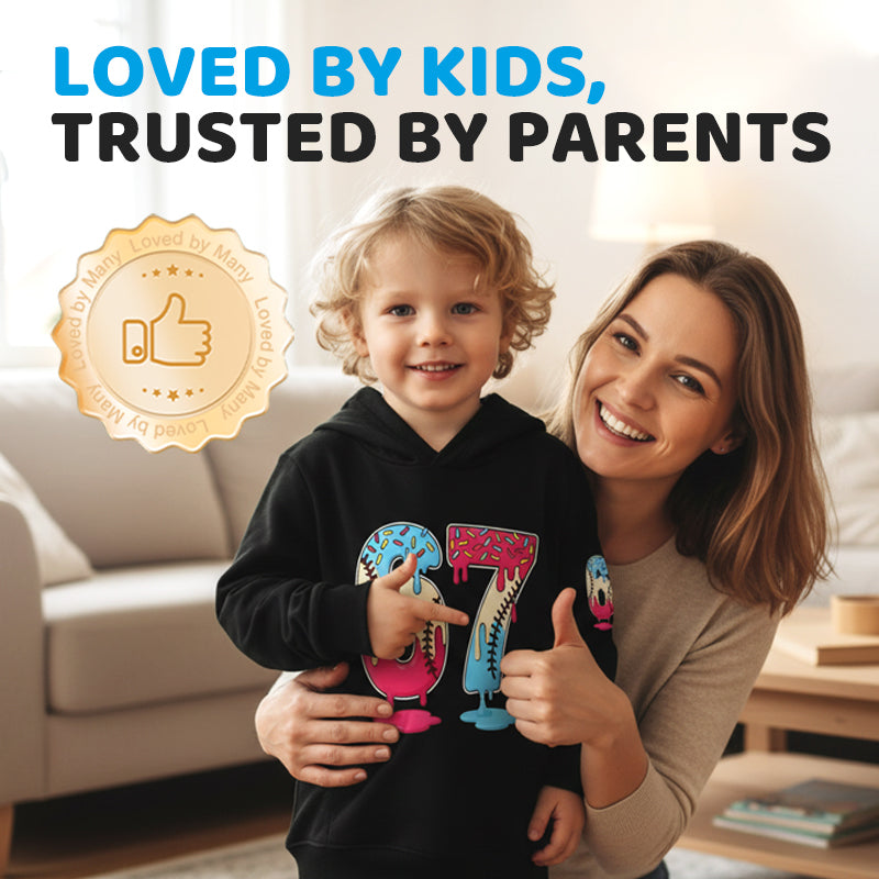 Icone™ KidsSweatshirt: Leuk Ontwerp Comfortabele Pasvorm Kids Dagelijks Draag Sweatshirt