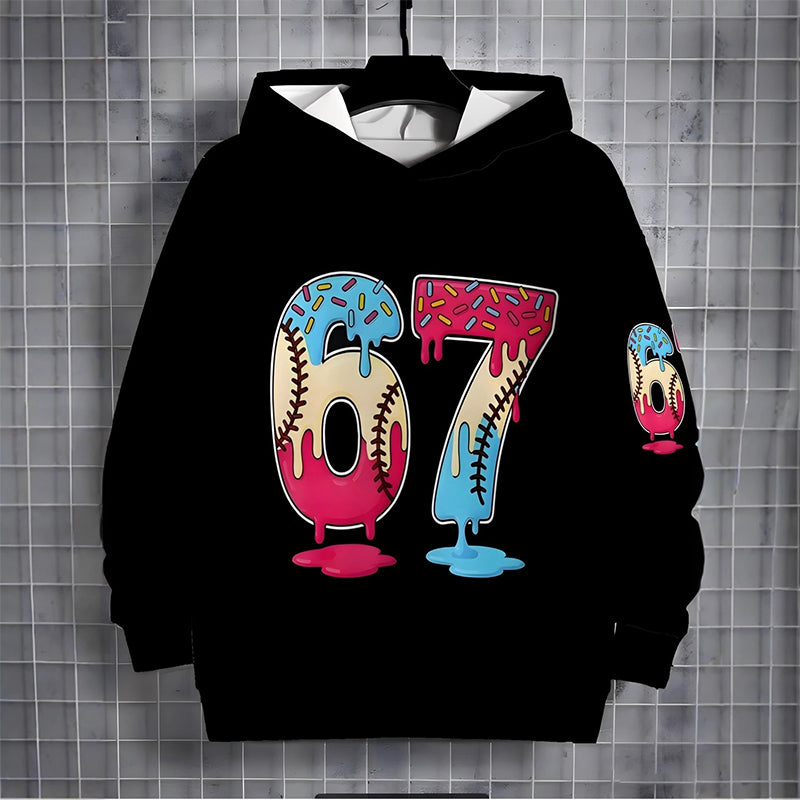 Icone™ KidsSweatshirt: Leuk Ontwerp Comfortabele Pasvorm Kids Dagelijks Draag Sweatshirt