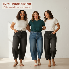 Icone™ UniqueJeans: Unieke Asymmetrische Type Wijde Been Jeans
