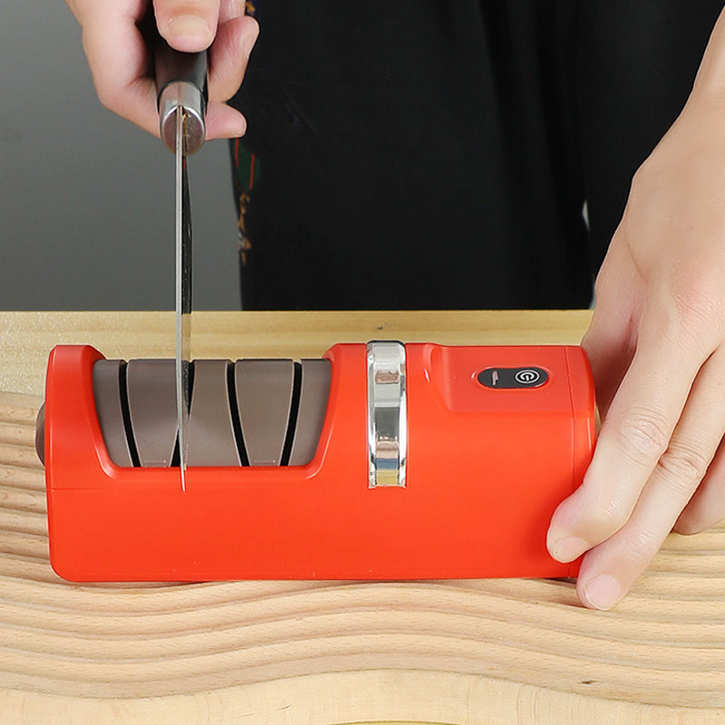 Globetrek° EdgeSharpener: Elektrisch Snel Verscherping Systeem Zacht Rand Finish Hulpmiddel